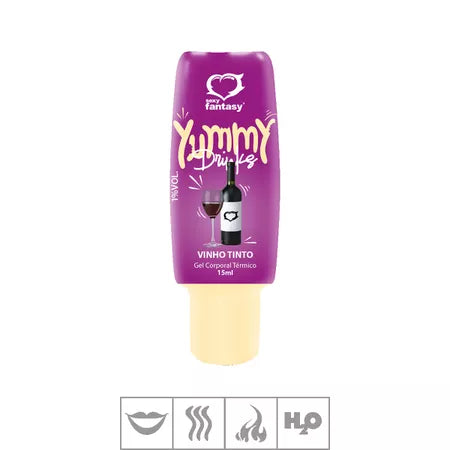 GEL COMESTÍVEL YUMMY DRINKS HOT 15ML (ST877)