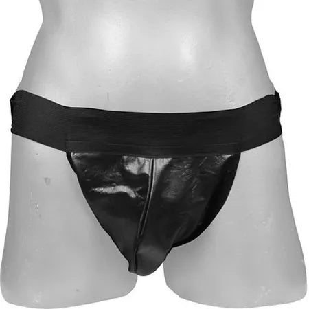 CUECA JOCKSTRAP EM CORINO (GS1100) - PRETO