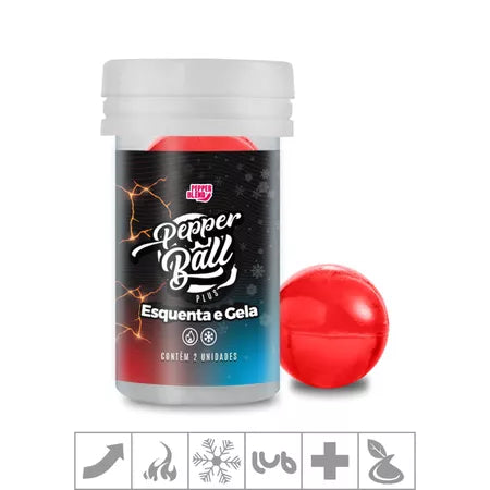 BOLINHA FUNCIONAL PEPPER BALL PLUS 2UN (ST752) - ESQUENTA E GELA