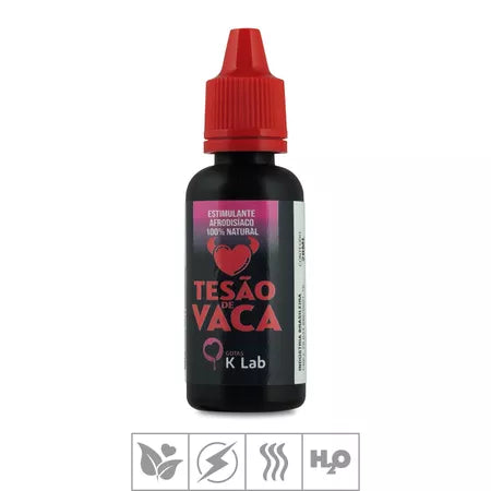 AFRODISÍACO TESÃO DE VACA K-LAB GOTAS 20ML (16967) - PADRÃO