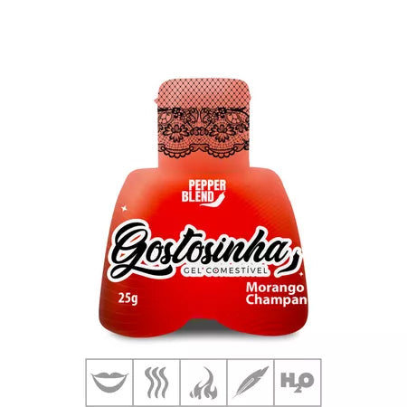 GEL COMESTÍVEL GOSTOSINHA HOT 25G (ST748)