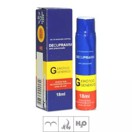 GEL PARA SEXO ANAL DECUPRAMIM 18ML (SL1475) - PADRÃO