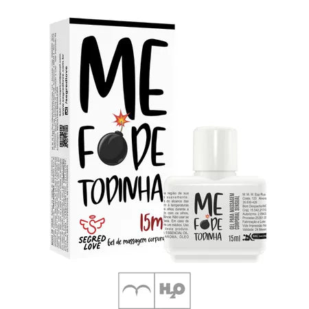 GEL PARA SEXO ANAL COM TATOO PROVISÓRIA ME FODE TODINHA 15ML (17662) - PADRÃO