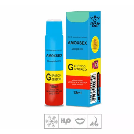 GEL COMESTÍVEL AMOXSEX 18ML (SL1471) - HORTELÃ